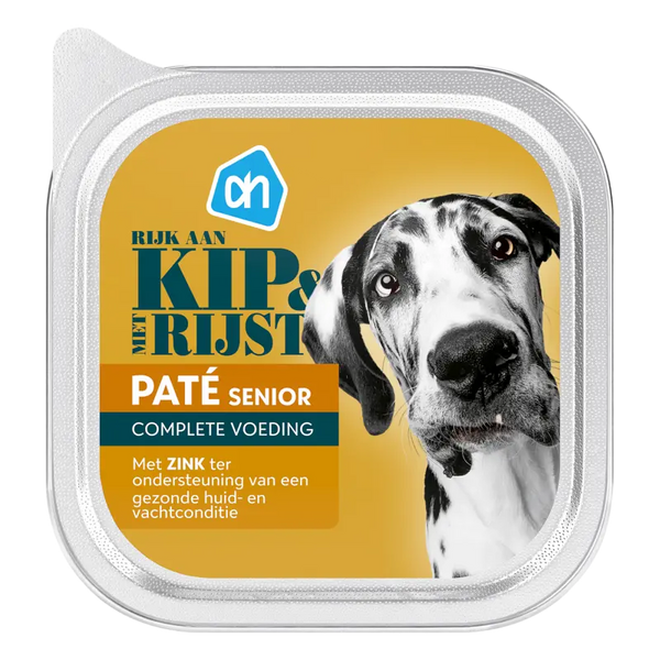 Paté senior rijk aan kip en rijst