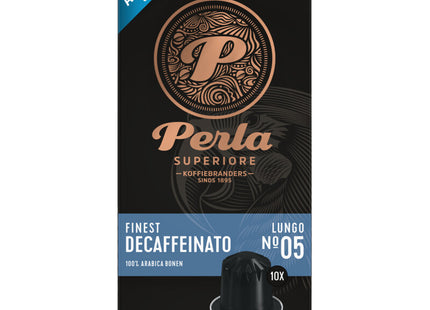 Perla Superiore Finest decaffeinato lungo capsules