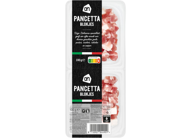 Pancetta blokjes