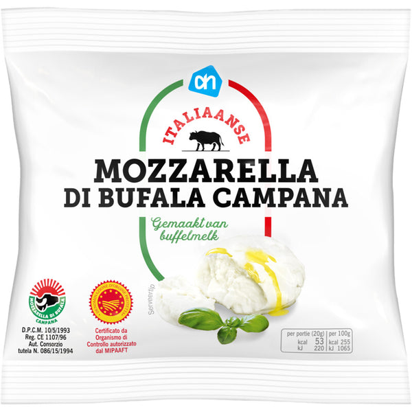 Italiaanse mozzarella di bufala campana