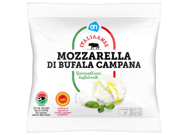 Italiaanse mozzarella di bufala campana