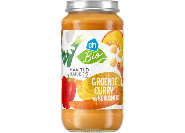 Biologisch Maaltijdhapje groentecurry kokosmelk 12+