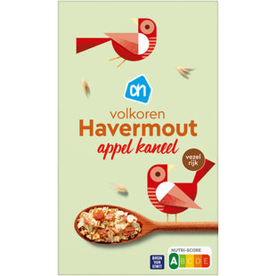 Volkoren havermout appel kaneel