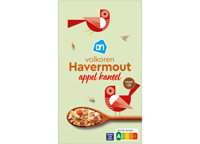 Volkoren havermout appel kaneel