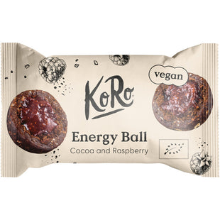 KoRo Energy ball chocolate raspberry