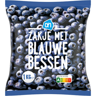 Zakje met blauwe bessen