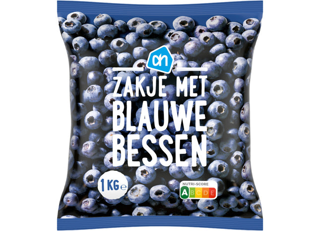 Zakje met blauwe bessen