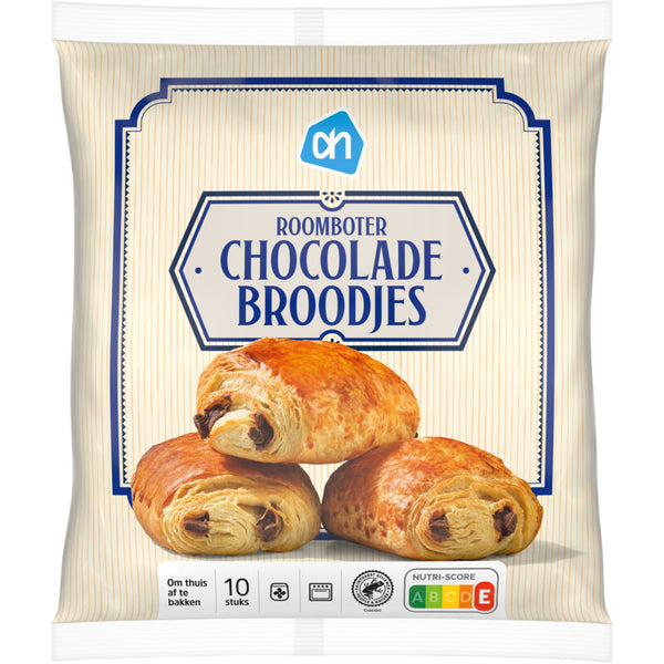 Roomboter chocoladebroodjes