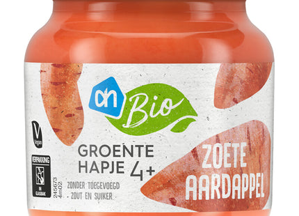 Biologisch Groentehapje zoete aardappel 4+