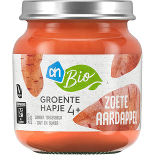 Biologisch Groentehapje zoete aardappel 4+