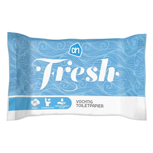 Moist toilet paper fresh