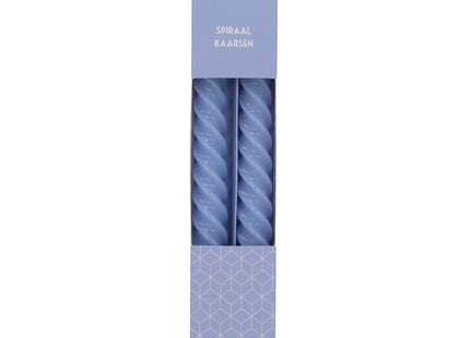 Avec Dinerkaars spiraal blauw