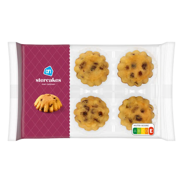 Star cakes raisin