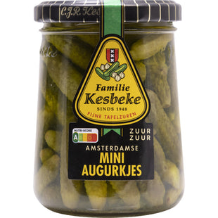 Kesbeke Mini augurkjes zuur