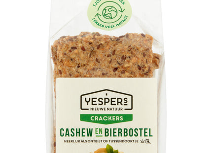 Yespers Crackers cashew & bierbostel