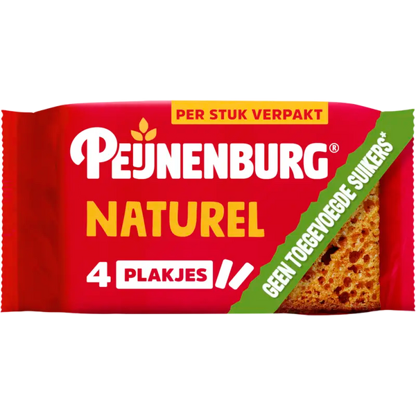 Peijnenburg Ontbijtkoek naturel 4-pack