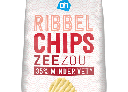 Gerippte Chips mit Meersalz