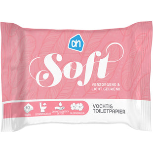 Vochtig toiletpapier soft