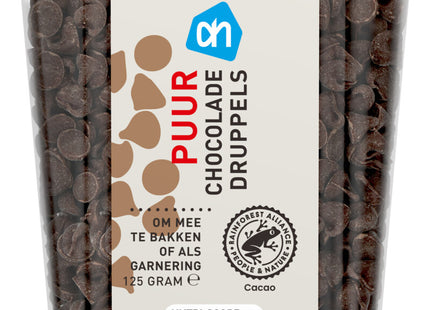 Dunkle Schokoladentropfen