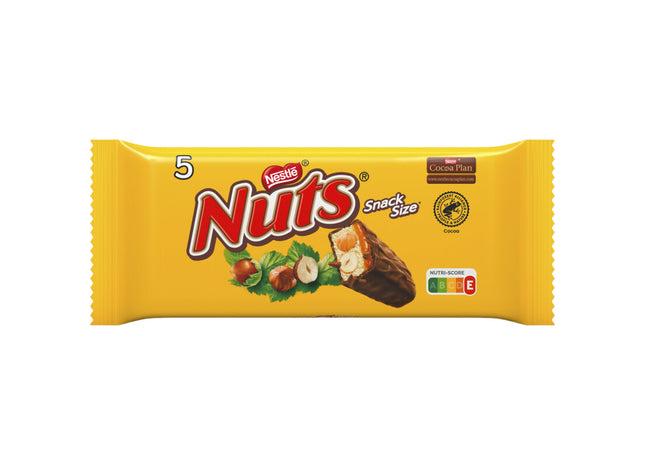 Nuts Melkchocolade snacksize 5-pack