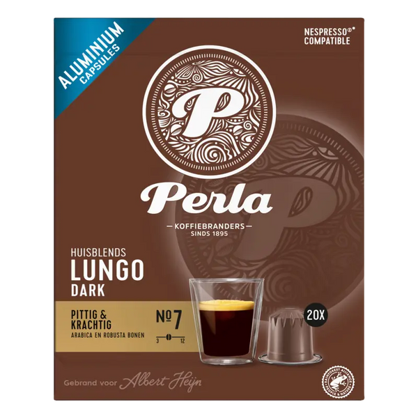 Perla Huisblends Lungo dark capsules