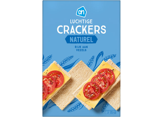 Luchtige crackers naturel
