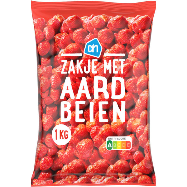 Zakje met aardbeien