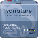 Sanature Katoenen maandverband ultra night