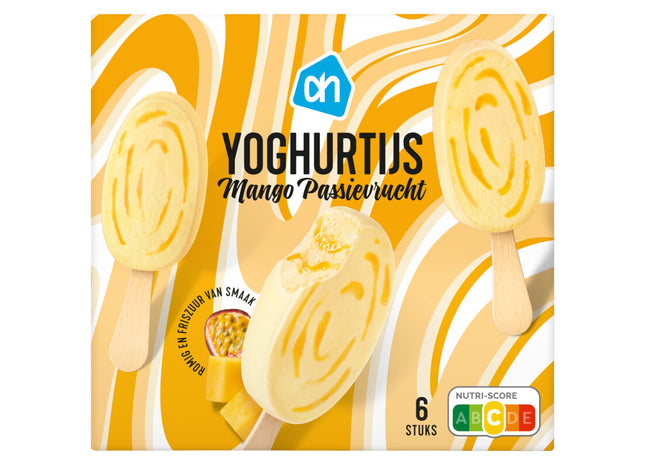 Yoghurtijs mango passievrucht