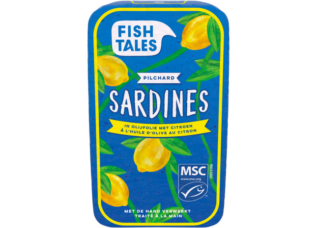Fish Tales Sardines in olijfolie met citroen