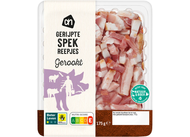 Drooggezouten spekreepjes