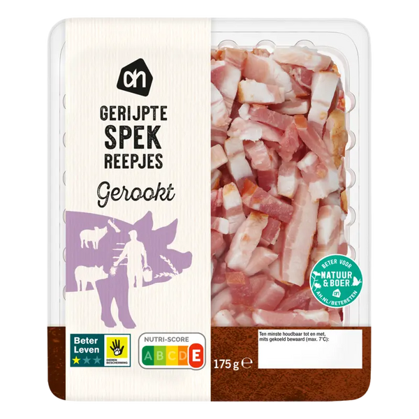 Drooggezouten spekreepjes