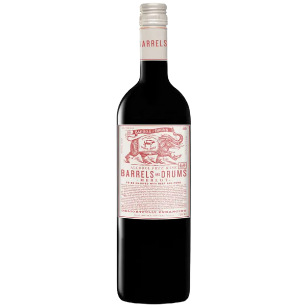 Fässer und Trommeln Merlot Alkoholfrei