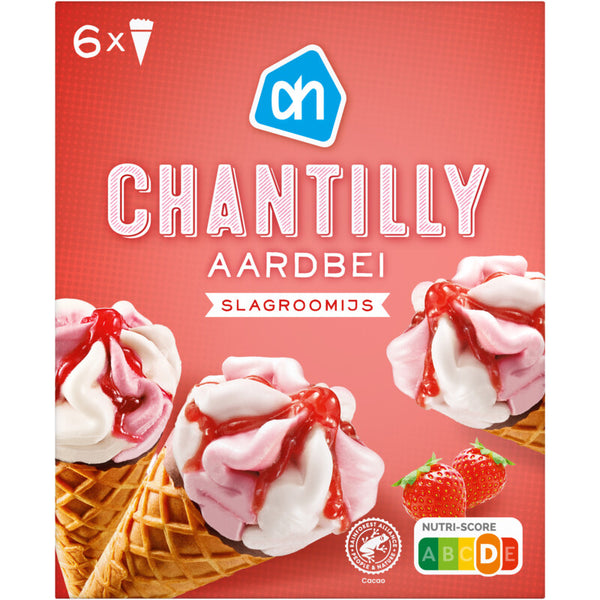 Chantilly aardbei