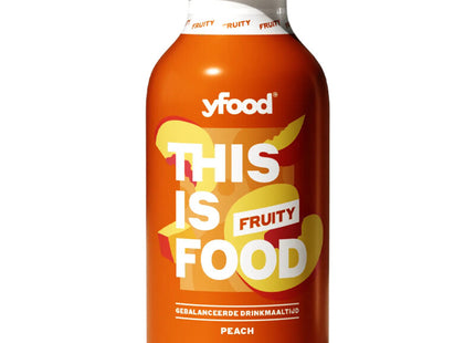 Yfood This is food drinkmaaltijd peach