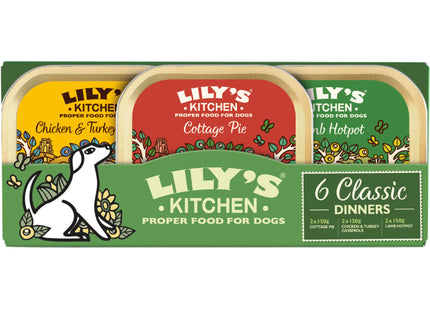 Lily's Kitchen Classic dinners diverse smaken 6-pack