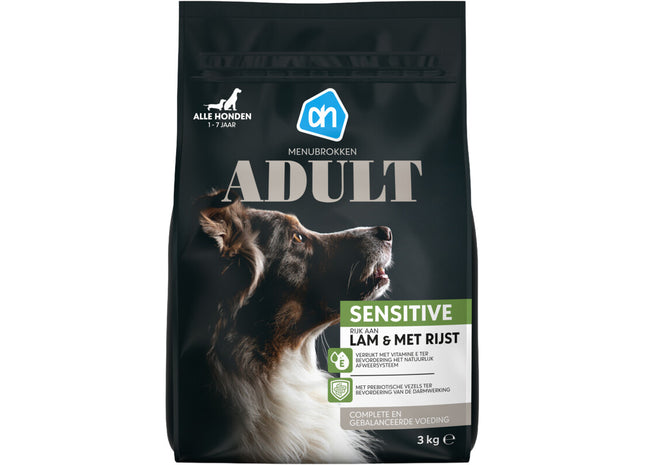 Menubrokken adult sensitive lam & rijst