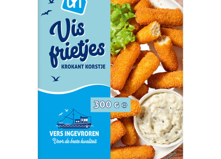 Visfrietjes krokant korstje