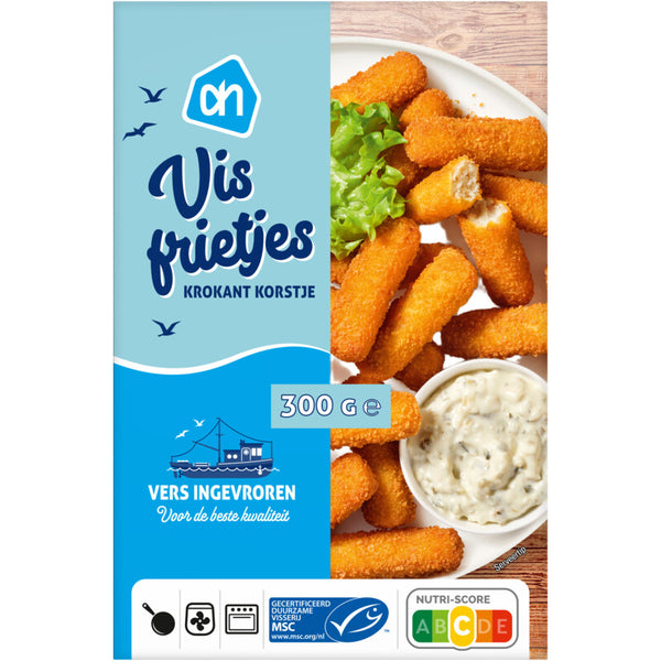Visfrietjes krokant korstje