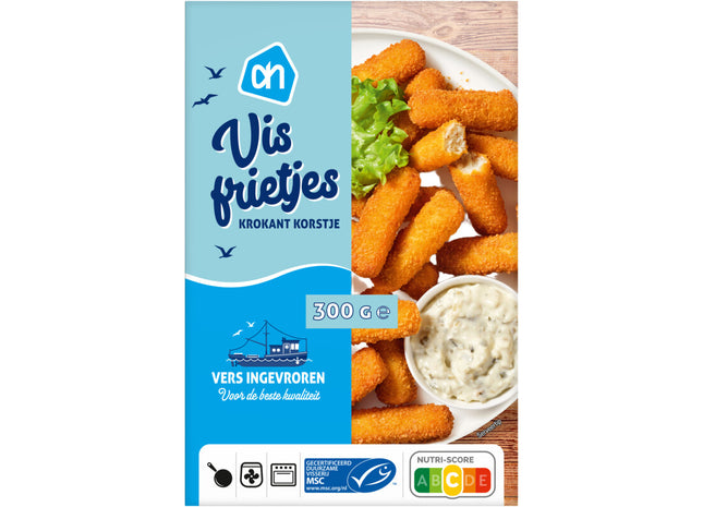 Visfrietjes krokant korstje