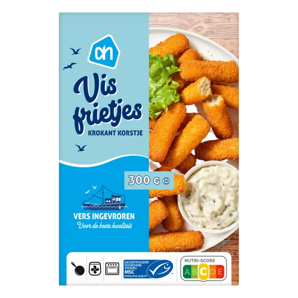 Visfrietjes krokant korstje