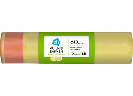 Müllsäcke Zugband 60 Liter Citrus