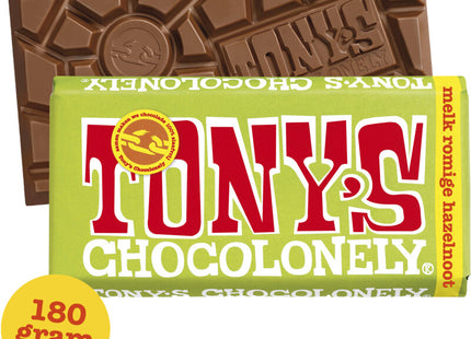 Tony's Chocolonely Reep melk romige hazelnoot