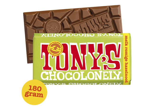 Tony's Chocolonely Reep melk romige hazelnoot