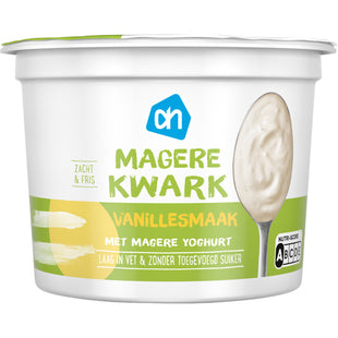 Magere kwark met magere yoghurt vanille