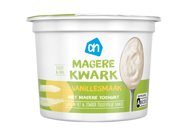 Magere kwark met magere yoghurt vanille