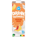 Peach yogurt drink