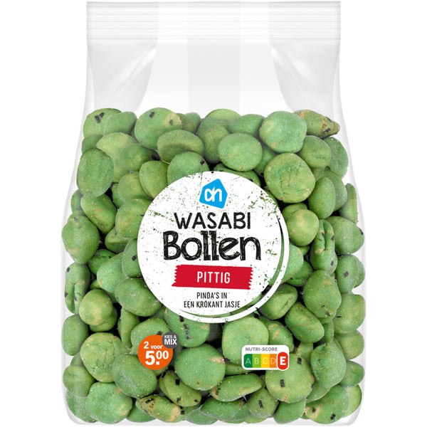 Wasabi bollen pittig