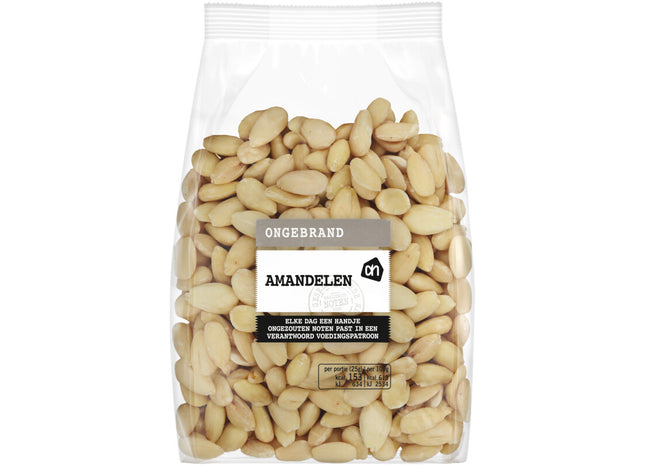 Amandelen ongebrand