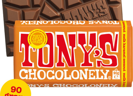 Tony's Chocolonely Reep melk karamel zeezout